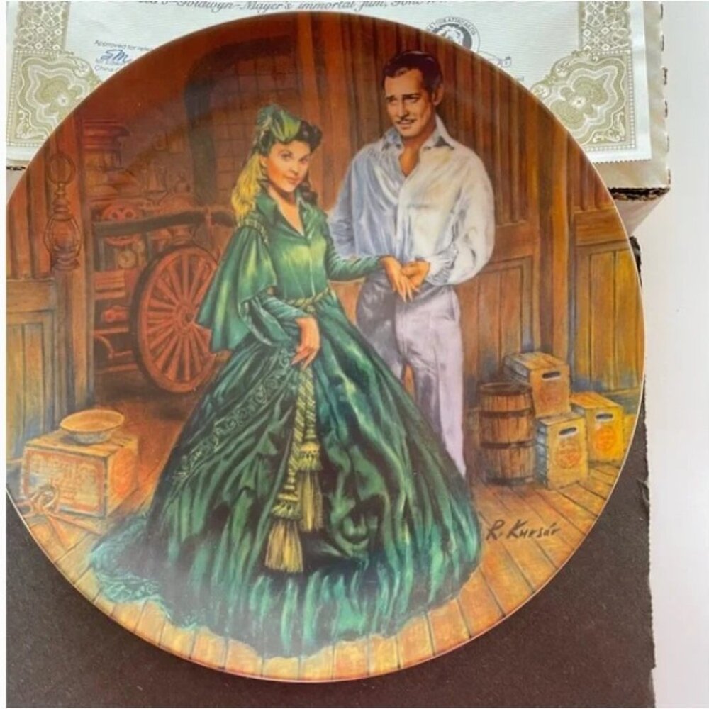 GWTW Scarlett's Green Dress